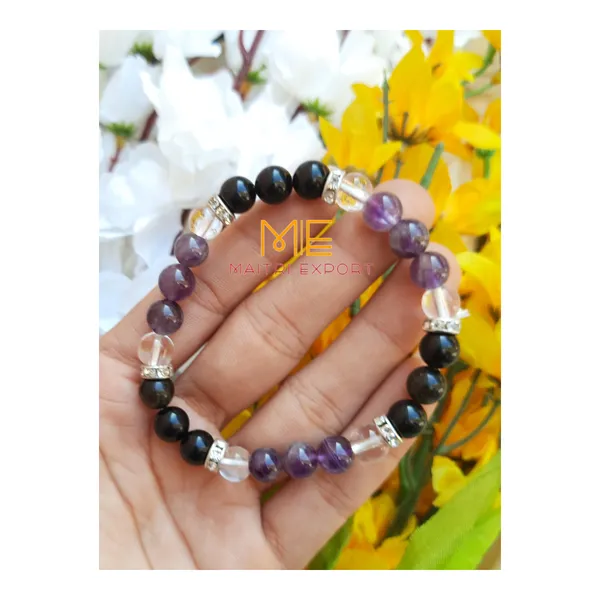 Black_Purple_Natural_Crystal_Aquarius_Zodiac_Beaded_Bracelet_For_Women