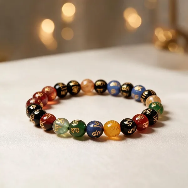 Multicolor_Natural_Crystal_Om_Mani_Spiritual_Beaded_Bracelet