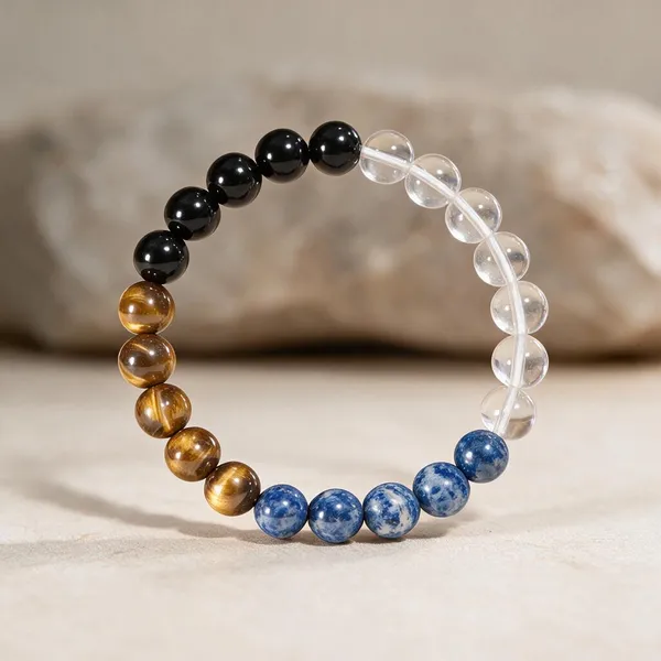 Multicolor_Natural_Crystal_Positive_Mindset_Beaded_Stretch_Bracelet