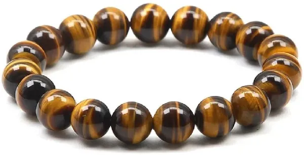 Brown_Golden_Natural_Tiger_Eye_Crystal_Beaded_Bracelet_For_Unisex