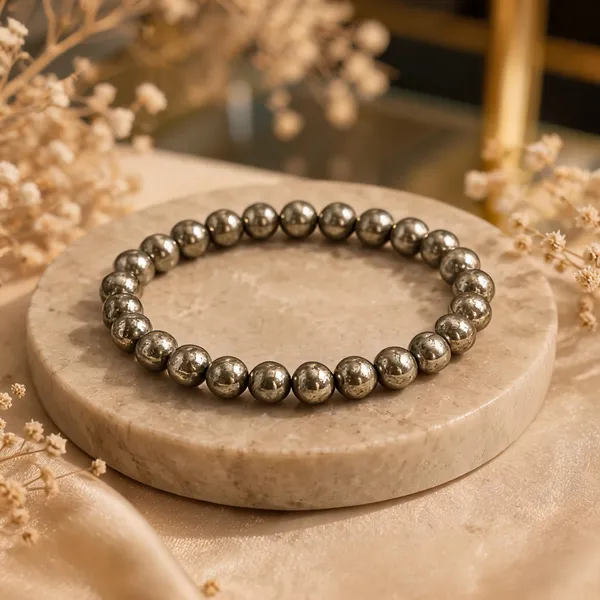 Brassy_Natural_Pyrite_Crystal_Beaded_Bracelet_For_Women