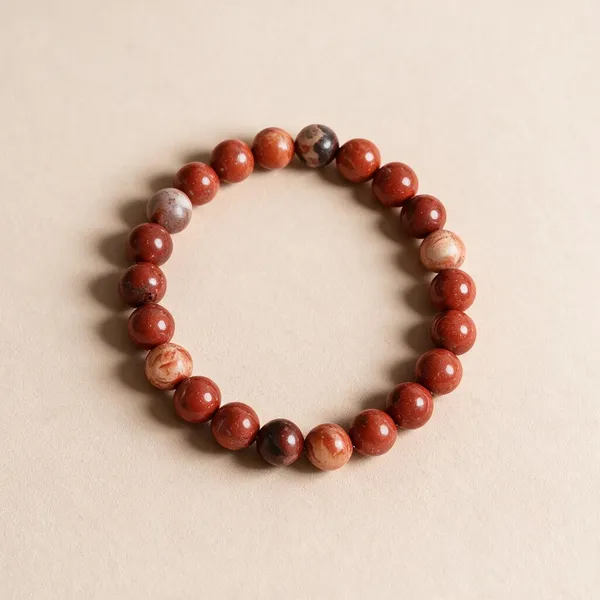 Red_Brown_Natural_Jasper_Crystal_Beaded_Bracelet_For_Unisex