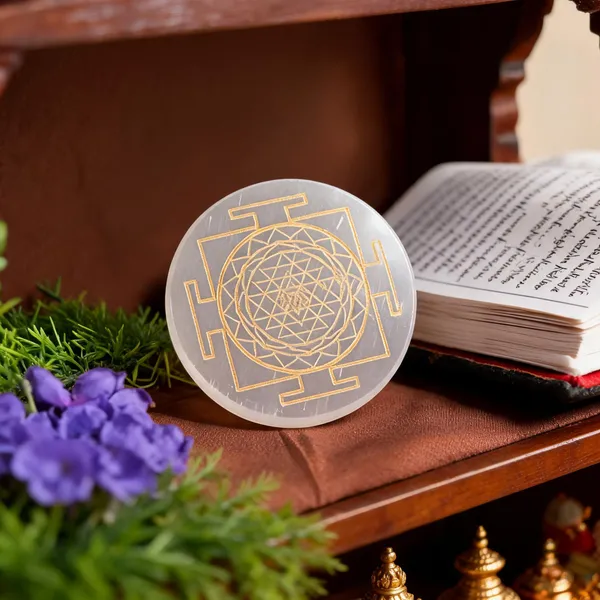 Selenite_Spiritual_Golden_Shree_Yantra_Engraved_Round_Disc