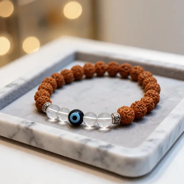 Brown_Rudraksha_Clear_Quartz_Evil_Eye_Beaded_Bracelet_For_Unisex