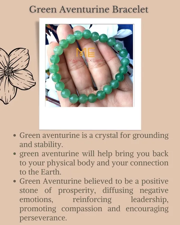 Green_Natural_Aventurine_Crystal_Beaded_Bracelet_For_Unisex