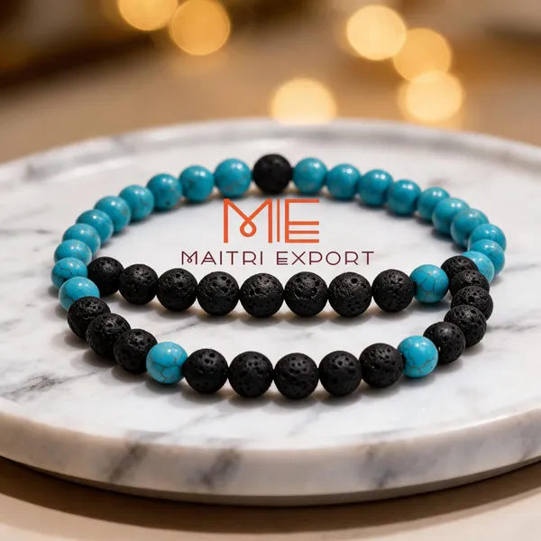 Turquoise_Black_Natural_Turquoise_Lava_Stone_Beaded_Couple_Bracelet_Set