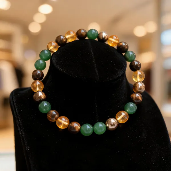 Multicolor_Natural_Crystal_Beaded_Bracelet_For_Women