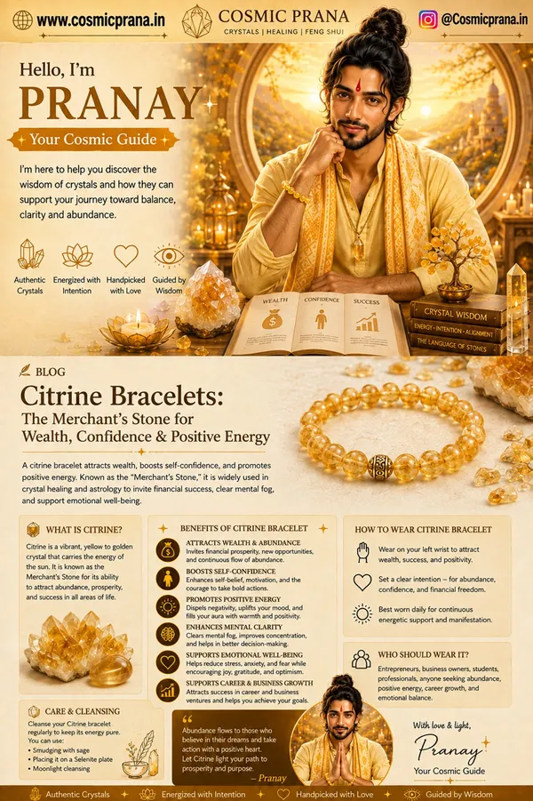 Golden_Yellow_Natural_Citrine_Crystal_Beaded_Bracelet_For_Unisex
