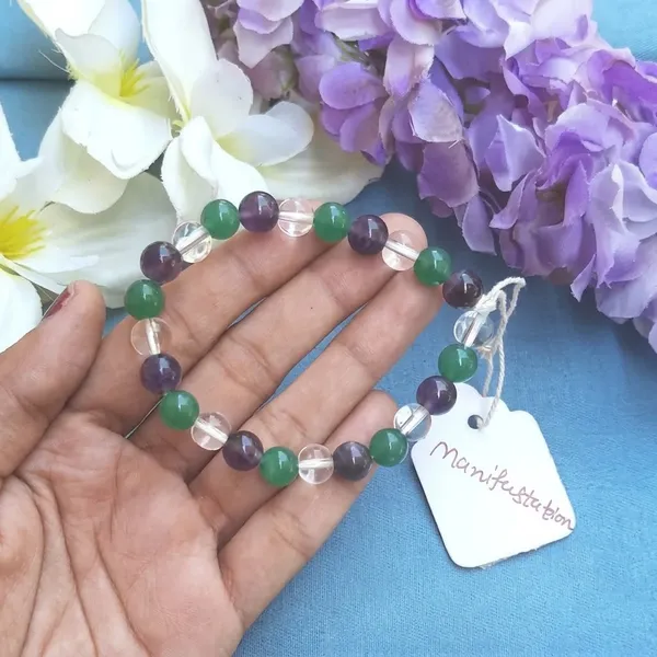 Manifestation_Goals,_Opportunities_&_Intention_Crystal_Bracelet_–_Amethyst,_Green_Aventurine_&_Clear_Quartz