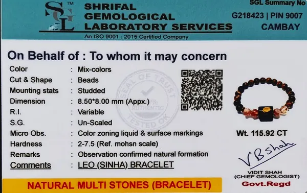 Leo_(Singha)_Zodiac_Confidence_&_Success_Bracelet_(23_July_-_22_August)_|_Free_Selenite_Plate