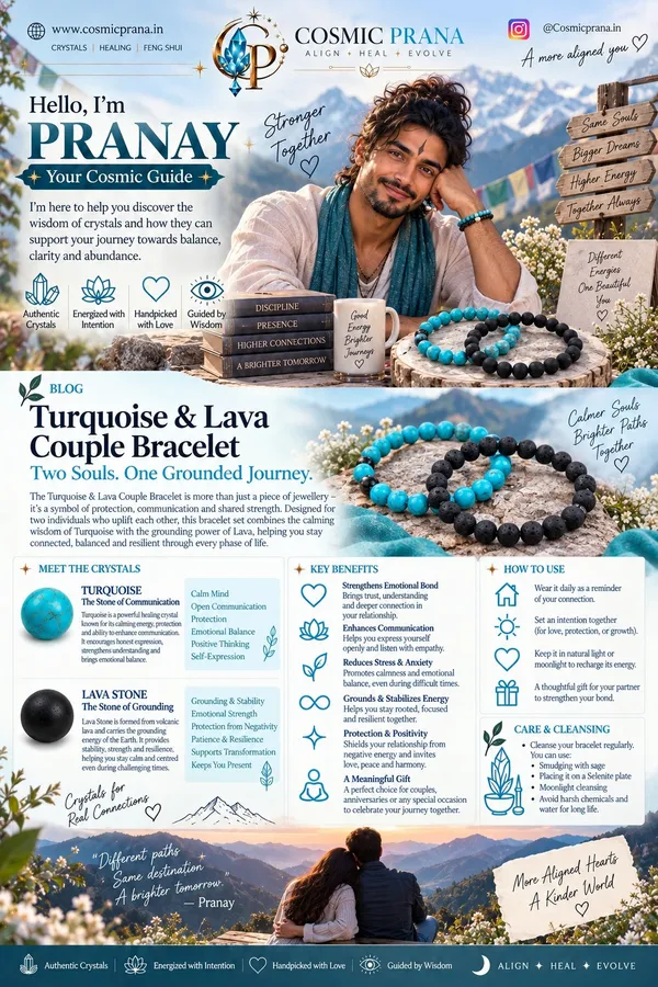 Turquoise_&_Lava_Connection,_Communication_&_Grounding_Couple_Bracelets