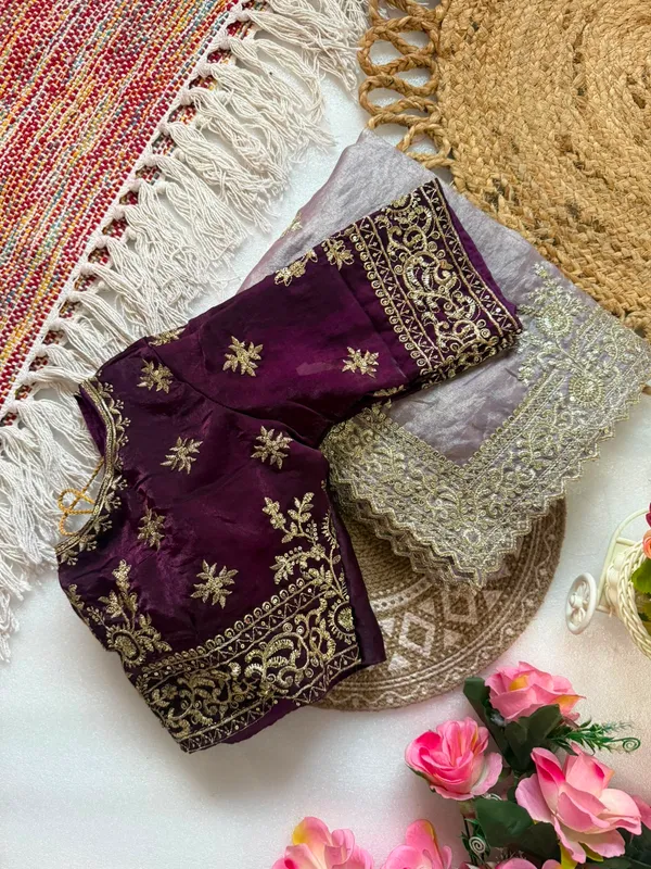 Purple_Satin_Material_With_C_Pallu_Embroidery_Work_With_Sequences_And_Cut_Work_Border