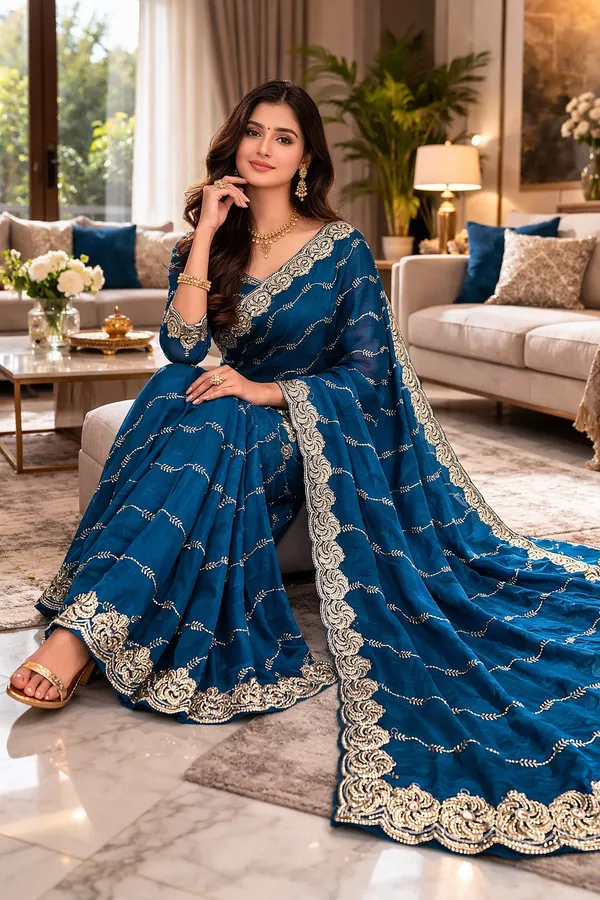Morpitch_Satin_With_C_Pallu_Bits_Embroidery_Work