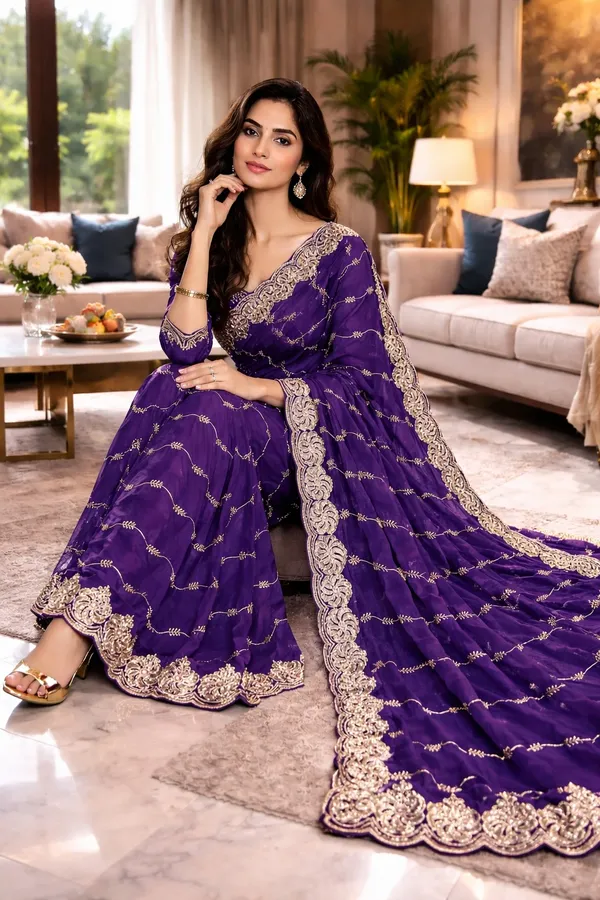 Blue_Satin_With_C_Pallu_Bits_Embroidery_Work