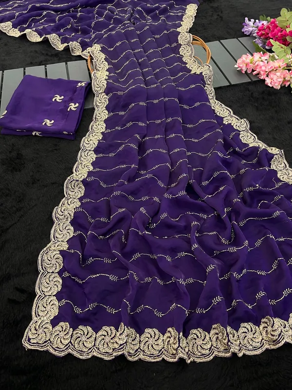 Blue_Satin_With_C_Pallu_Bits_Embroidery_Work