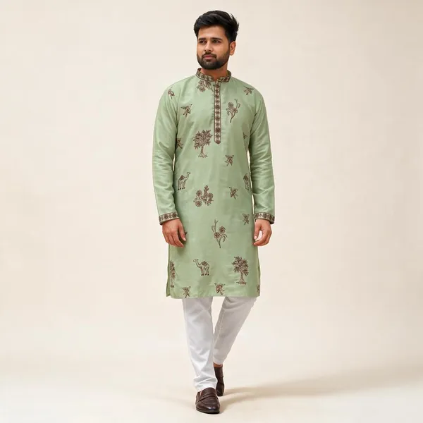 Functions_and_Party_wear_Kurtas_in_silk_fabric
