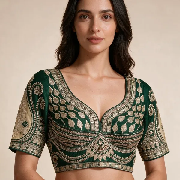 Bridal_blouse_Rani_Cut_Work_Heavy_Gold_Jari_Work_Bridal_Blouse
