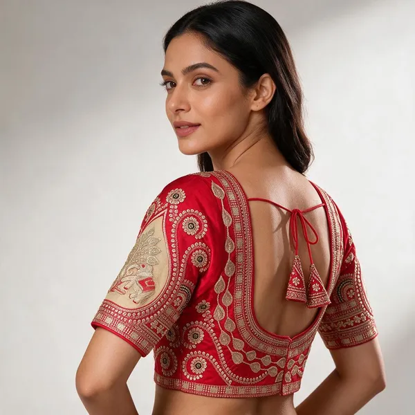 Bridal_blouse_Rani_Cut_Work_Heavy_Gold_Jari_Work_Bridal_Blouse
