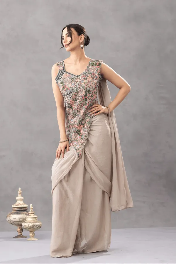Off_White_Chinon_Silk_Embroidered_Ready_To_Wear_Saree_For_Women