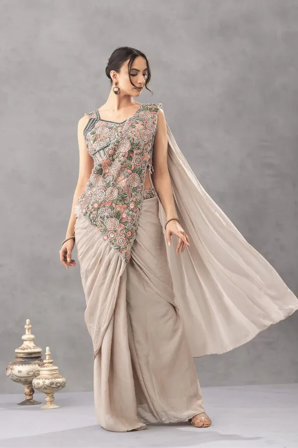 Off_White_Chinon_Silk_Embroidered_Ready_To_Wear_Saree_For_Women