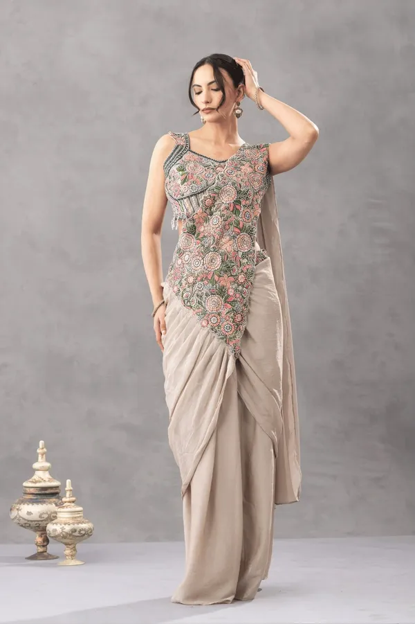 Off_White_Chinon_Silk_Embroidered_Ready_To_Wear_Saree_For_Women
