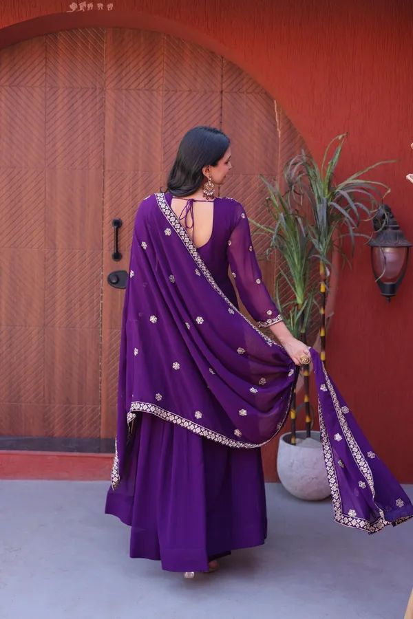 Purple_Silk_Zari_Sequin_Embroidered_Gown_For_Women