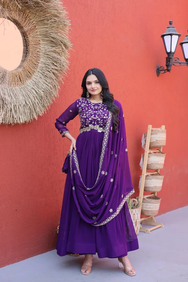 Purple_Silk_Zari_Sequin_Embroidered_Gown_For_Women