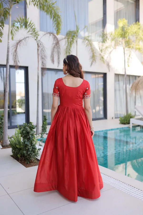 Fanta_Silk_Sequin_Embroidered_Half_Sleeve_Gown_For_Women