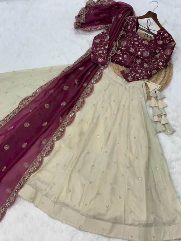 Magenta_Silk_Zari_Sequin_Embroidered_Lehenga_Choli_For_Women