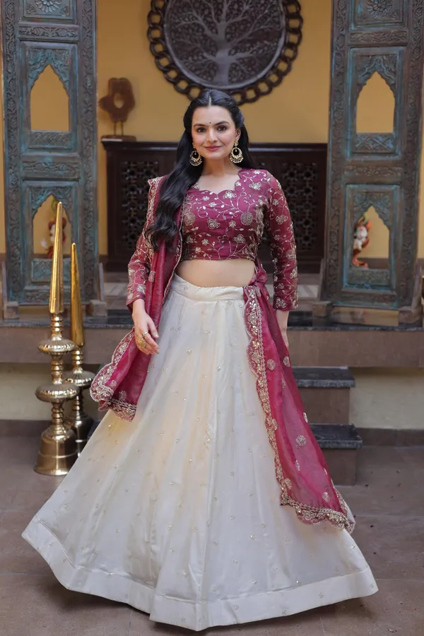 Magenta_Silk_Zari_Sequin_Embroidered_Lehenga_Choli_For_Women