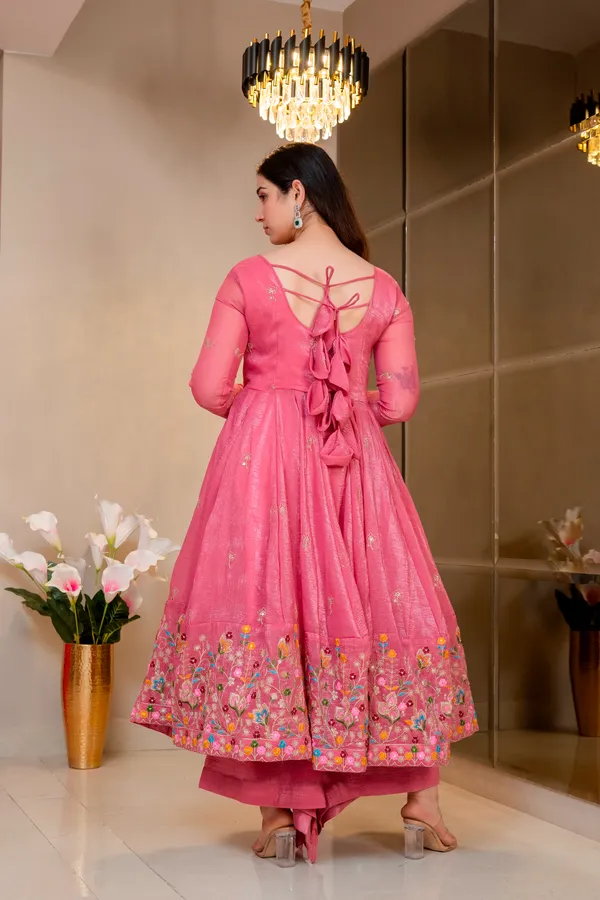 Pink_Crunchy_Silk_Sequin_Embroidered_Anarkali_Dress_For_Women