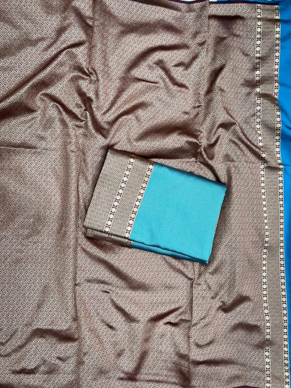 Blue_Silk_Blend_Woven_Banarasi_Jacquard_Saree_For_Women