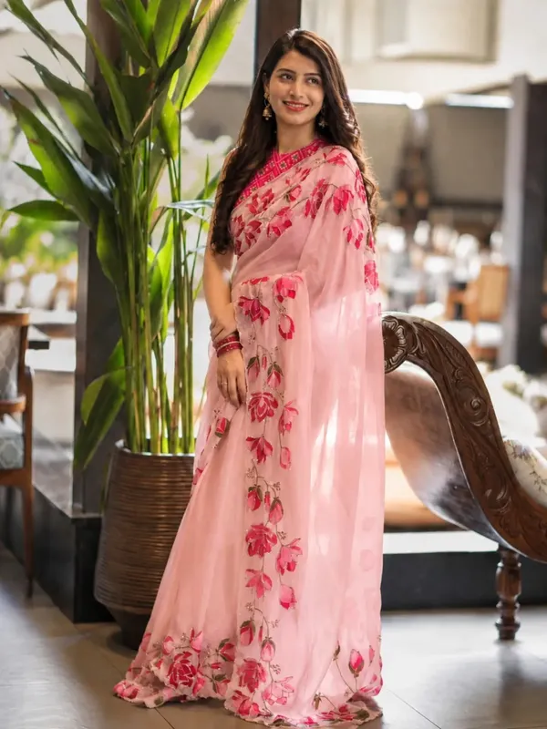 Light_Pink_Silk_Floral_Digital_Print_Cut_Dana_Pearl_Handwork_Saree_For_Women