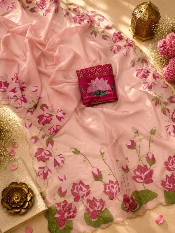 Light_Pink_Silk_Floral_Digital_Print_Cut_Dana_Pearl_Handwork_Saree_For_Women