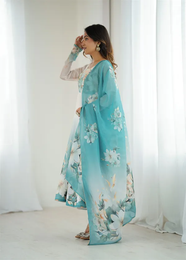 Organja_Silk_Fabric_Fully_Flair_Kali_Pattern_And_Canvas_Patta_With_Duppta_Set_Pent_Ready_To_Wear
