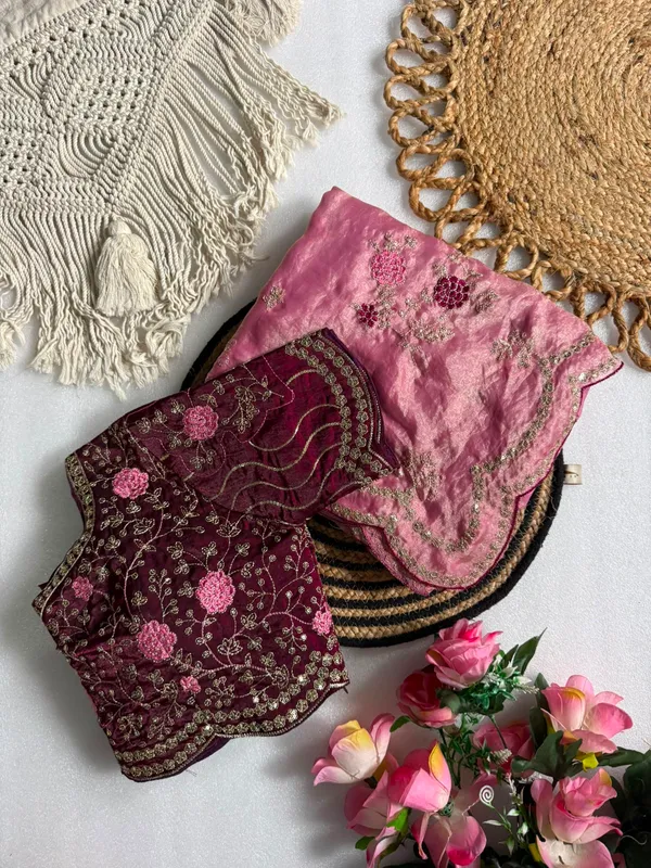 Pink_Color_Pure_Fandy_Satin_Material_With_C_Pallu_Embroidery_Work_