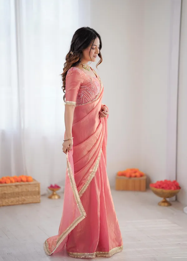 Pink_Color_Ready_To_Wear_Saree_in_Fendy_Silk_Fabric