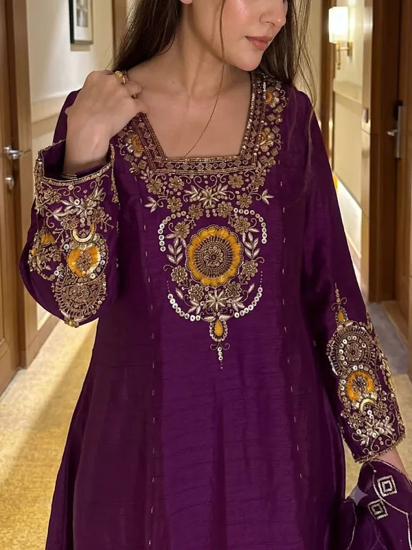 Purple_Color_Anarkali_Suit__in_Vichitra_Silk_Fabric