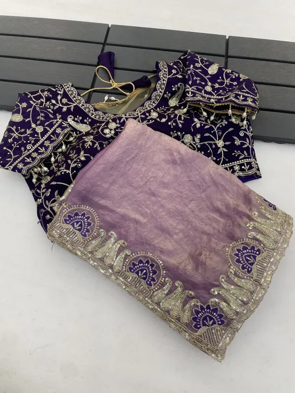 Purple_Color_Pure_Fandy_Satin_Silk_With_Sequence_And_Zari_Embroidery_Work