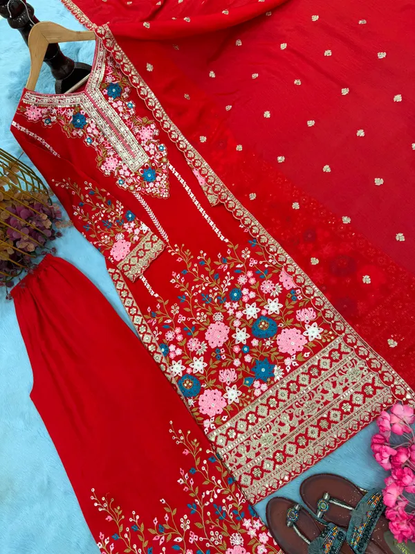 Red_Color_Pakistani_Suit_in_Chinon_Silk_FAbric
