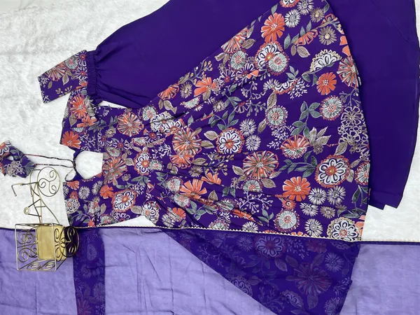 Roman_silk_Chanderi_Discharge_Print_Fabric_Fully_Flair_Kediya_Style_Kurta_With_Duppta_Set_Palazzo_Ready_To_Wear