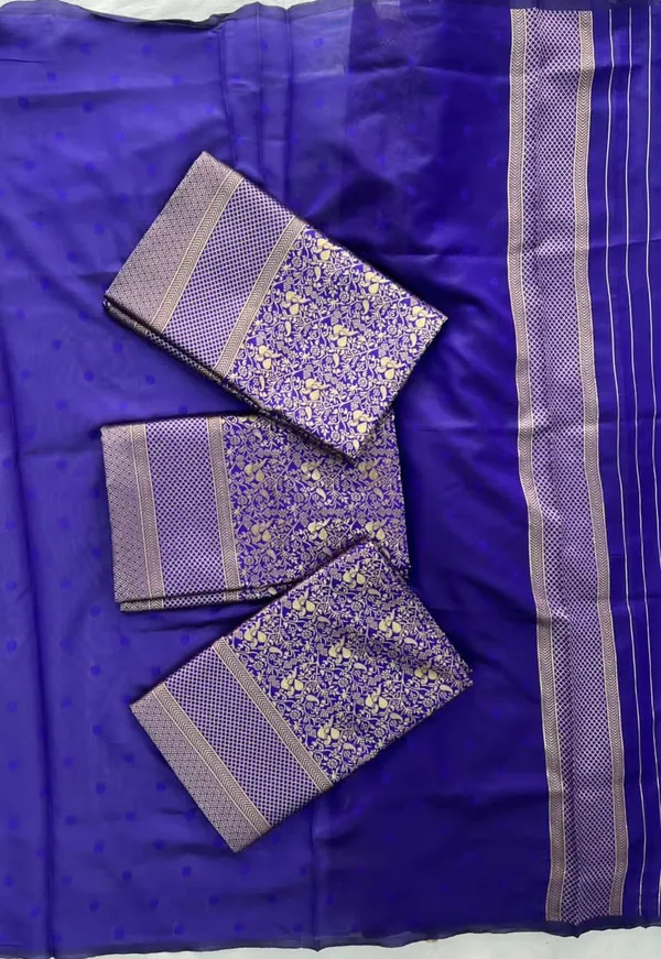 Purple_Silk_Blend_Floral_Print_Banarasi_Saree_For_Women