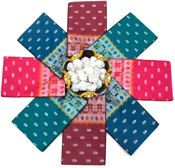Magenta_Cotton_Silk_Geometric_Print_Banarasi_Saree_For_Women