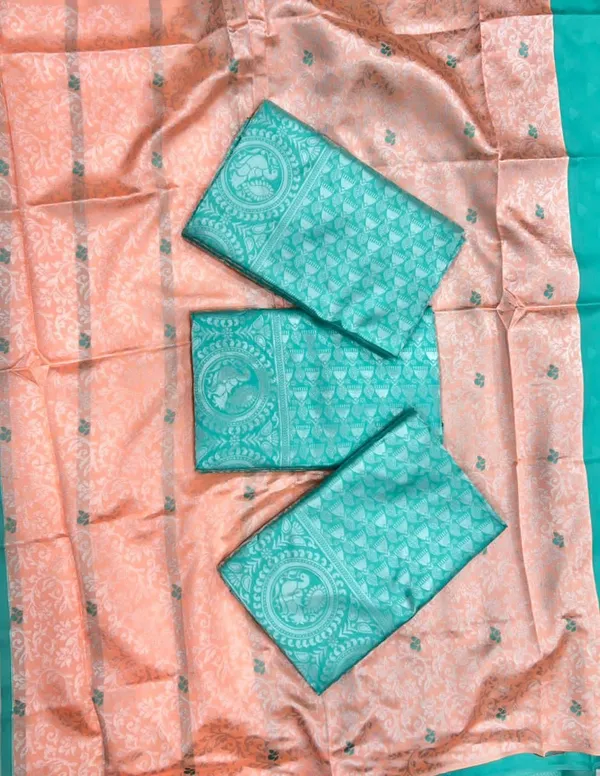 Light_Blue_Cotton_Silk_Printed_Banarasi_Saree_For_Women