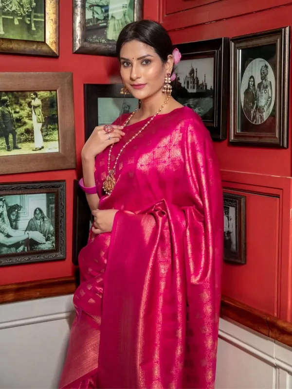Pink_Cotton_Silk_Banarasi_Self_Design_Woven_Saree_For_Women