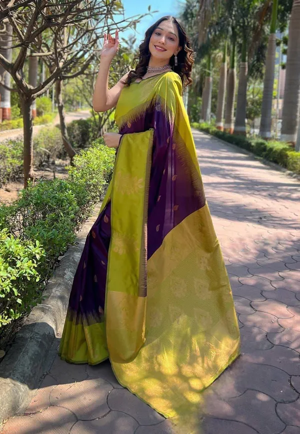 Purple_Cotton_Silk_Self_Design_Woven_Banarasi_Saree_For_Women