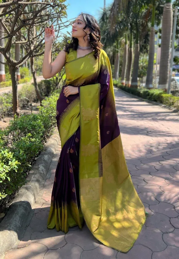 Purple_Cotton_Silk_Self_Design_Woven_Banarasi_Saree_For_Women