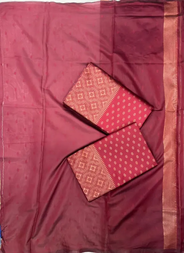 Maroon_Cotton_Silk_Woven_Brocade_Banarasi_Saree_For_Women