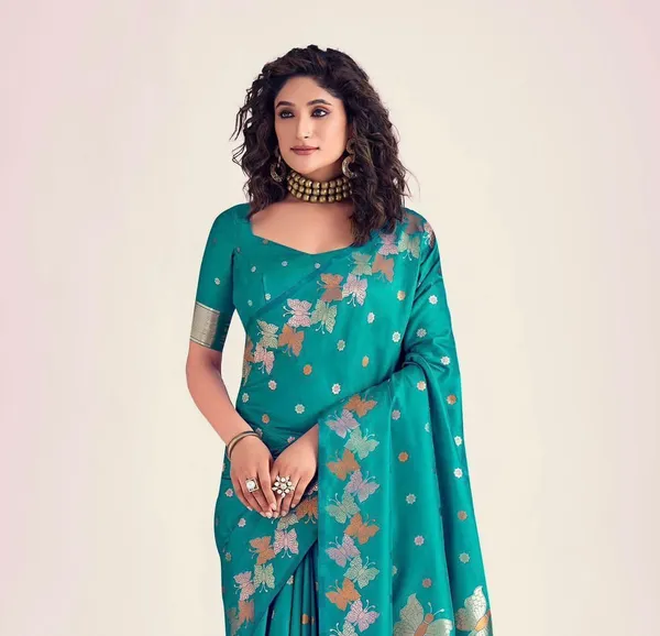 Blue_Pure_Silk_Woven_Banarasi_Regular_Saree_For_Women