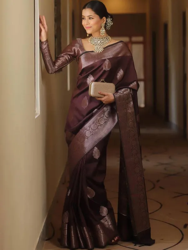 Maroon_Cotton_Silk_Woven_Banarasi_Saree_For_Women
